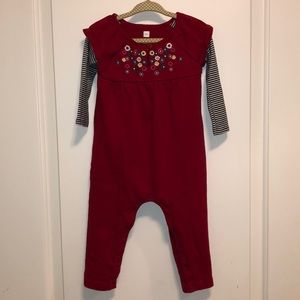 Tea Collection one piece long sleeve romper